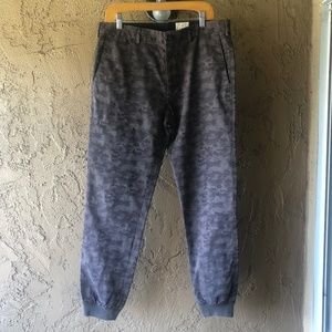 Men's Club Monaco Brown Camo Joggers